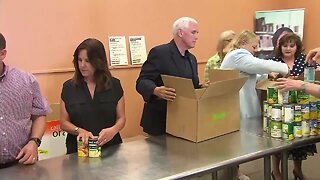 Mike Pence visits Community Food Bank of Eastern Oklahoma