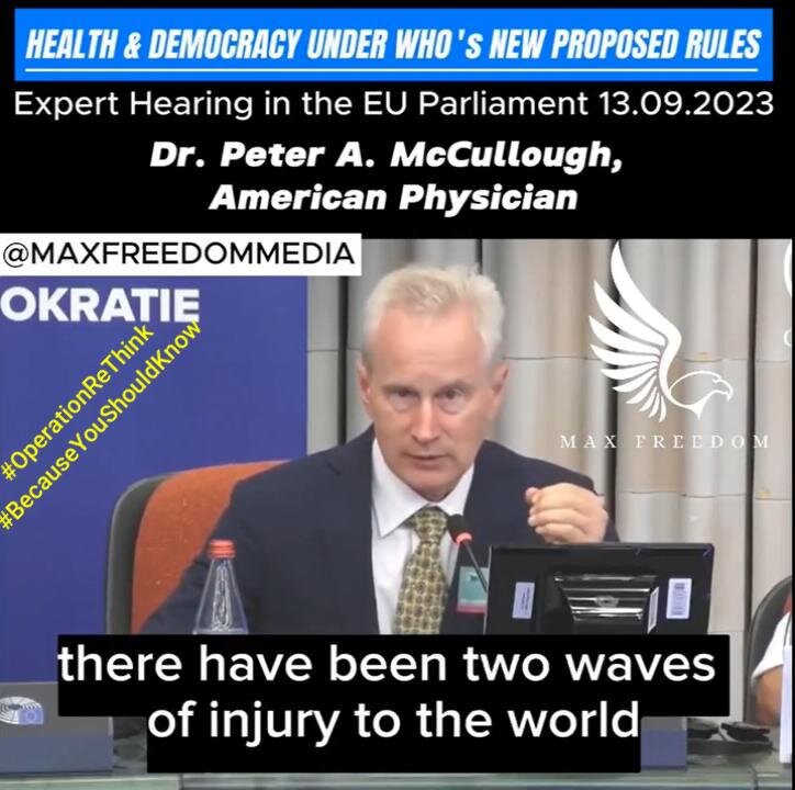 75% of Americans took the Vaccine. Thankfully 25% Didnt -Dr. Peter McCullough