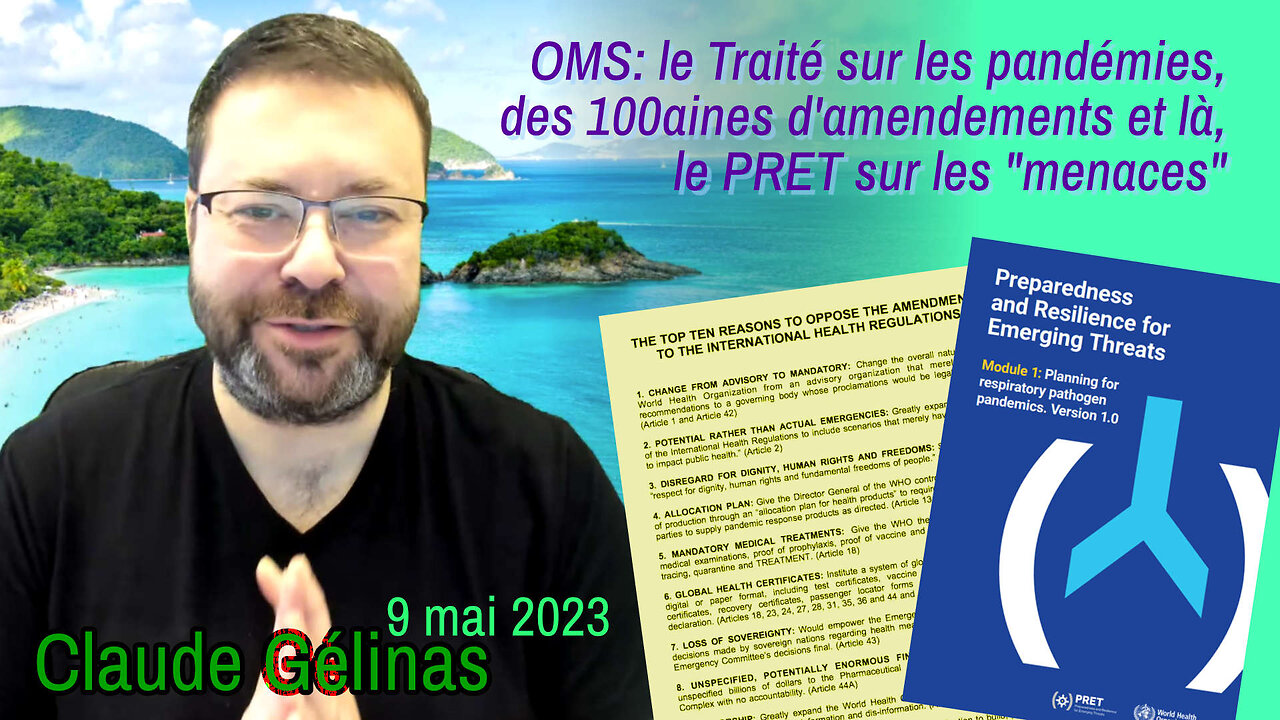 Mon direct du mardi, 9 mai 2023 avec le scandaleux PRET de lOMS