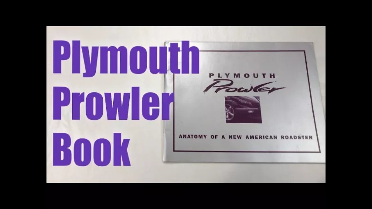 Plymouth Prowler: Anatomy of a New American Roadster Book Review