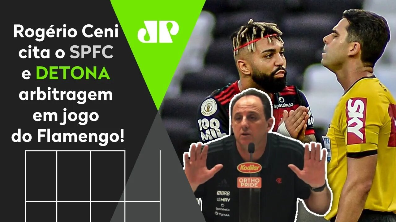 Eu acho MUITO ESTRANHO! Rogério Ceni cita São Paulo e RECLAMA da arbitragem em Flamengo x Bahia!