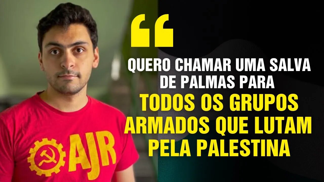 O povo da Palestina tem o direito de resistir por todos os meios necessários