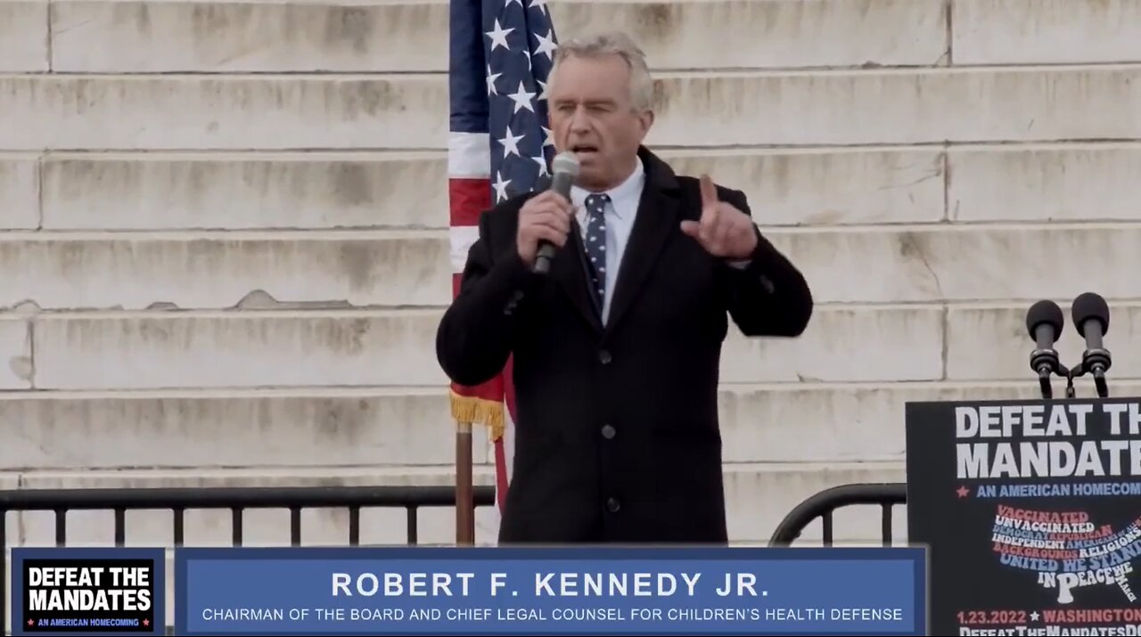 Discours historique de lavocat Robert Kennedy Jr à Washington le 23 janvier 2022.