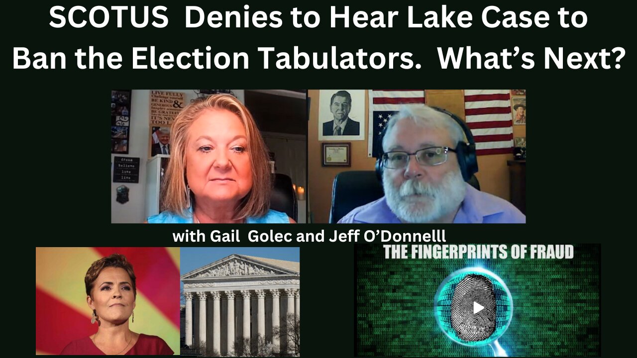 Scotus Denies to Hear Kari Lakes Election Tabulator Case. Whats Next?