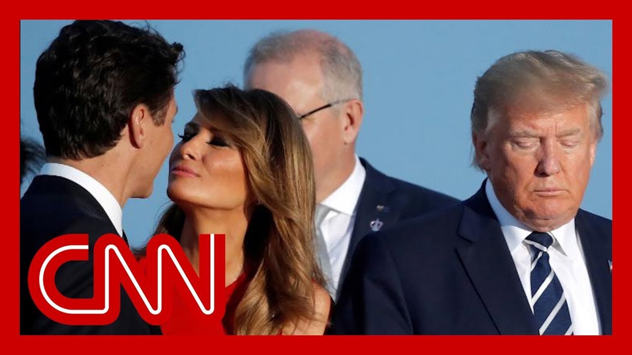 Melania Trumps moment with Trudeau goes viral