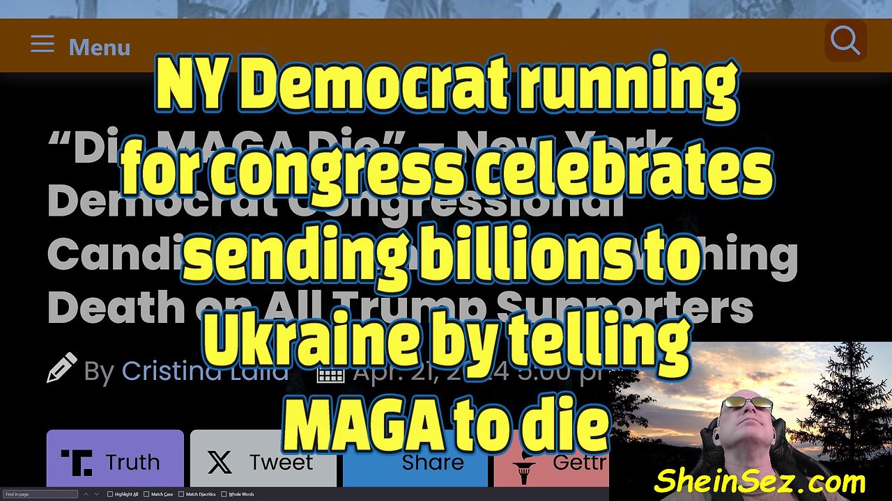 NY Democrat running for congress celebrates sending billions to Ukraine by telling MAGA to die-509