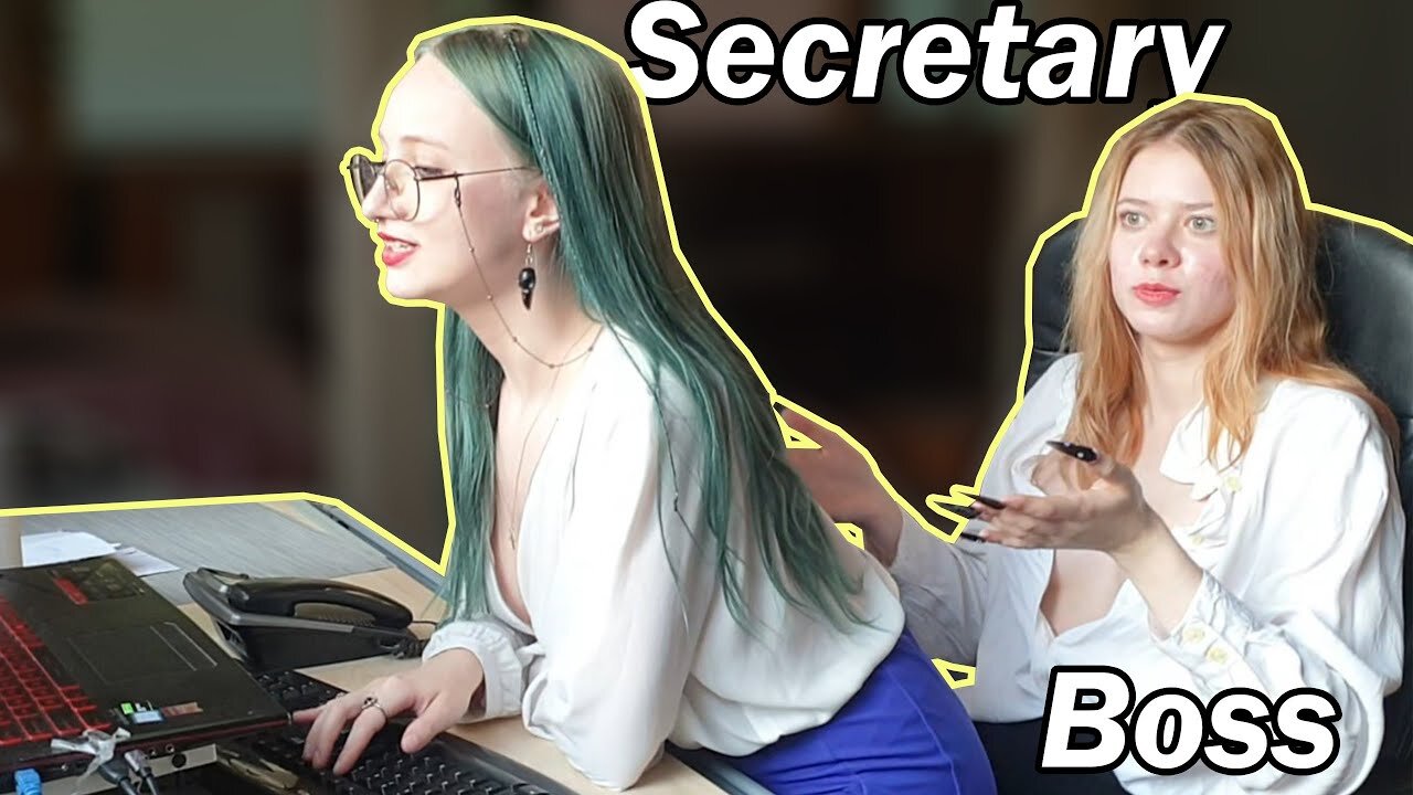 Whos the Boss here? This secretary is really vying for my place....