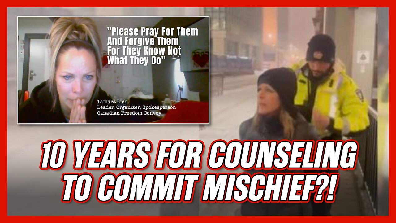 Convoy organizer arrested and faces 10 years for encouraging mischief