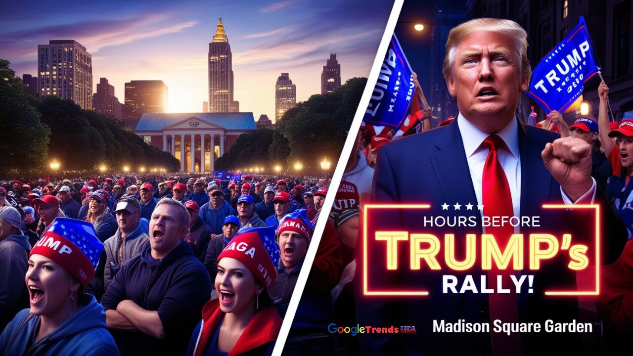 π± Shocked Crowds Gather at Trumpβs NYC Rally! π¨