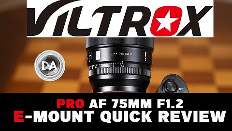 Viltrox Pro AF 75mm F1.2 Sony E-Mount (APS-C) Quick Review | Beast Mode Activated
