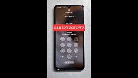 Samsung A12s A127F Lost Mode & MDM Lock Remove Done BY GSM UNLOCK INFO
