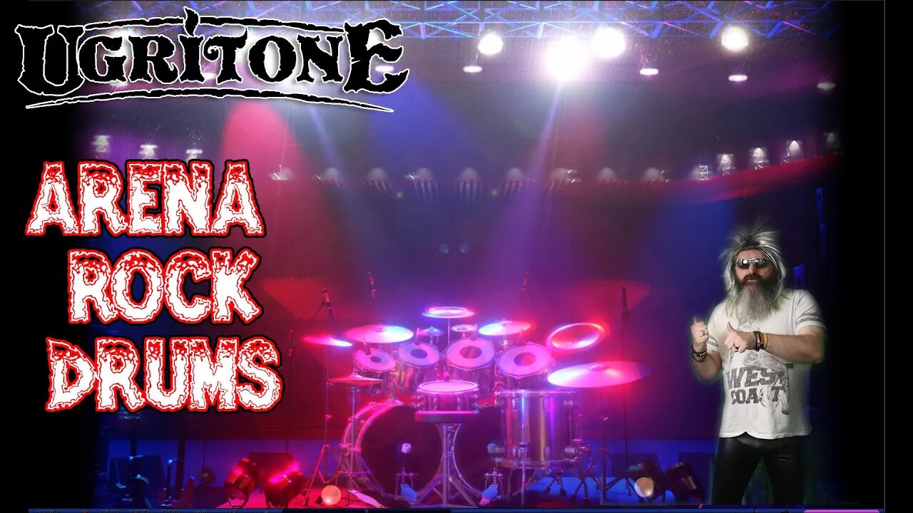 Ugritone - Arena Rock Drums - 80s Hair Metal Drum Library