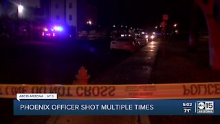 Neighbors speak out on Phoenix officer shot