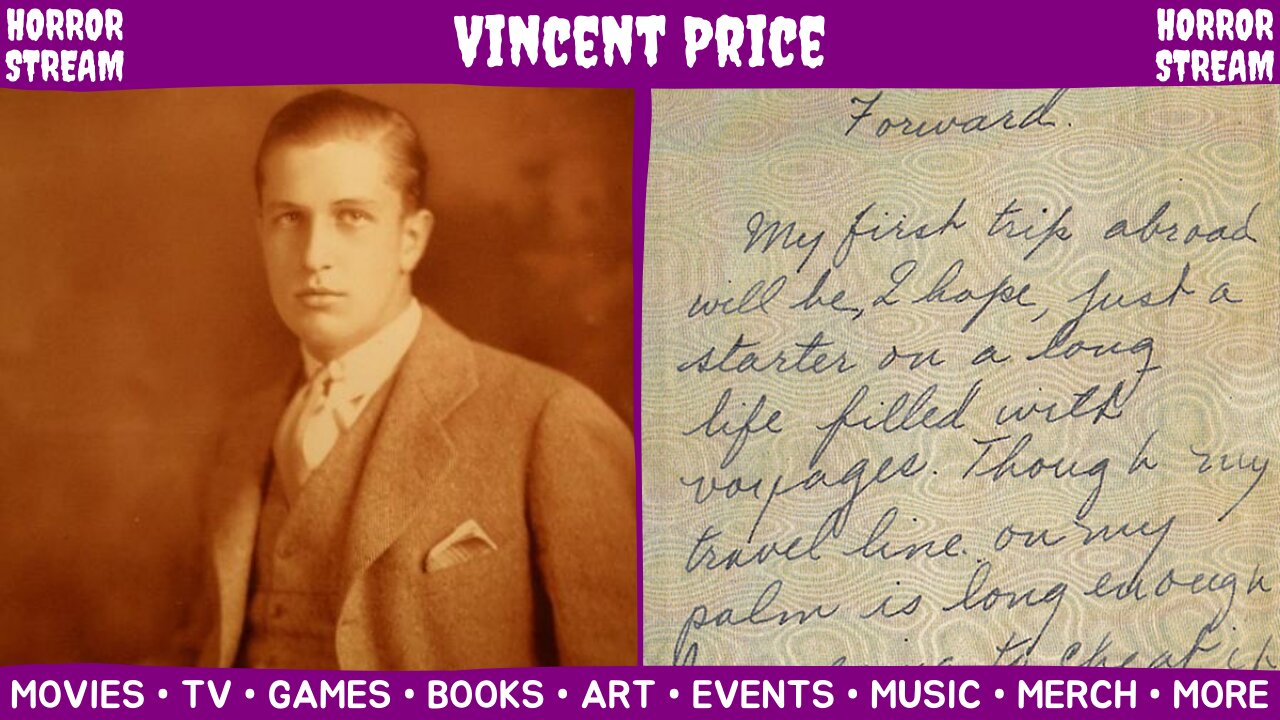 My First Trip Abroad by Vincent Price [Vincent Price Journal]