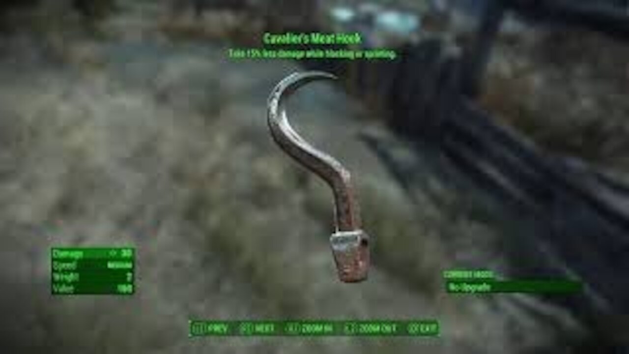 Fallout 4 - Legendary Weapon - Cavaliers Meat Hook *