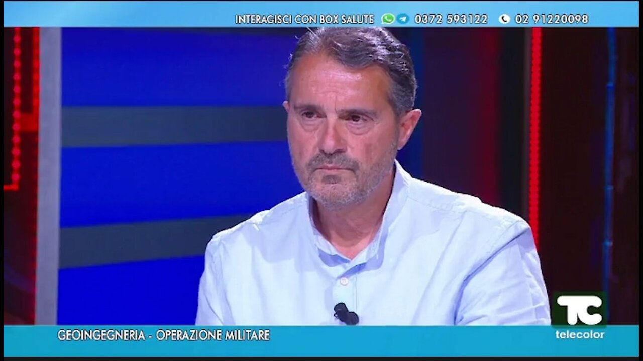 TELECOLOR: La geoingegneria è unoperazione militare Intervista al M.llo AM Roberto Nuzzo del 30 marzo 2024 [in descrizione Link delle fonti]