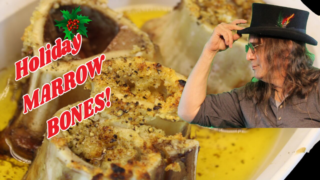 Christmas Smoked Marrow Bones WITH SPECIAL GUEST! #marrow #sauron
