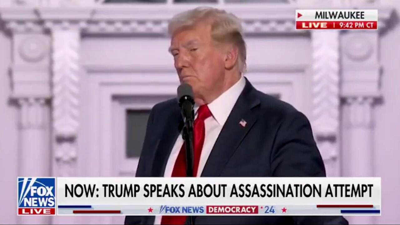 President Trump: Im not supposed to be here tonight. RNC 2024 (7.18.24)