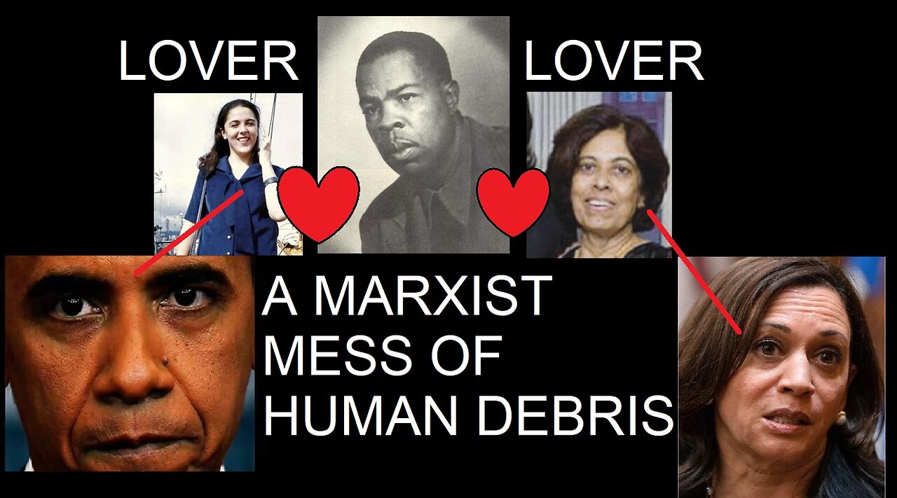 Kamalas mom and Obamas mom banged the same Marxist pornographer Frank Marshall Davis