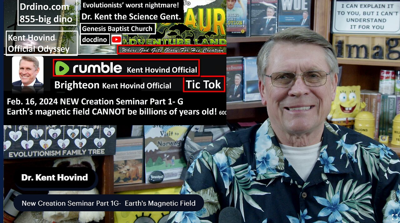 New Creation Seminar pt 1G- Earths magnetic field