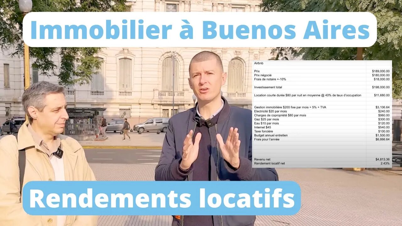 Investir dans limmobilier à Buenos Aires, quels sont les rendements locatifs?