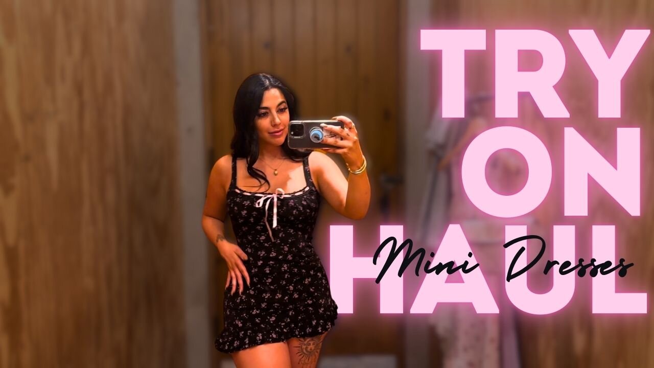 Try On Haul Mini Dresses!