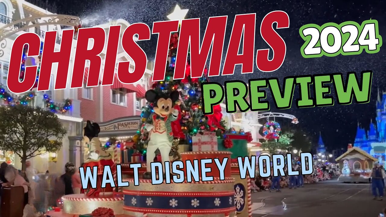 Walt Disney World 2024 Christmas Holiday Preview | Mickeys Very Merry Christmas Party | MagicalDnA