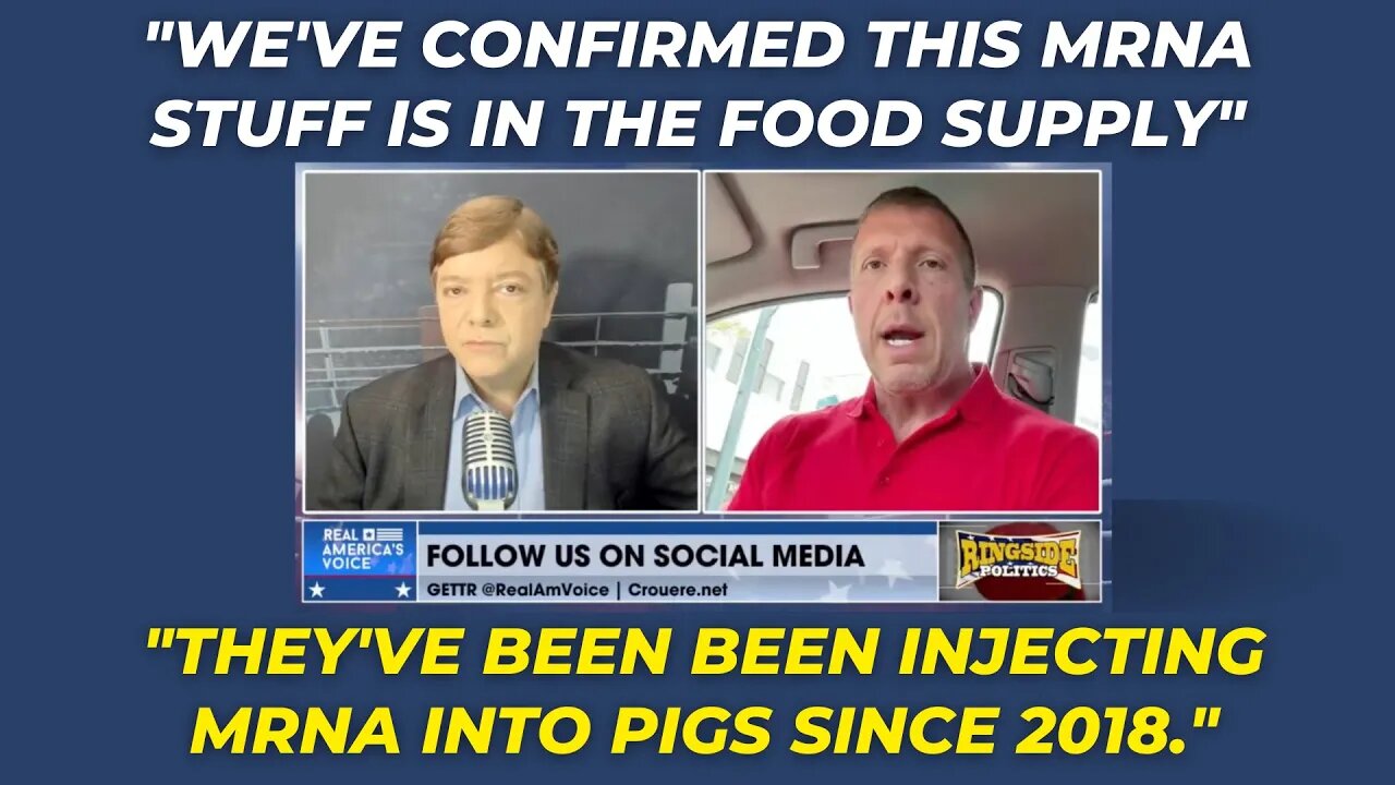 Weve confirmed MRNA is in the food supply - theyve been been injecting it into pigs since 2018