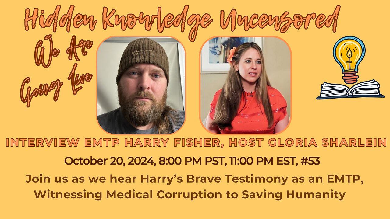 Interview Harry Fishers Brave Testimony as an EMTP, Witnessing Medical Corruption to Saving Humanity