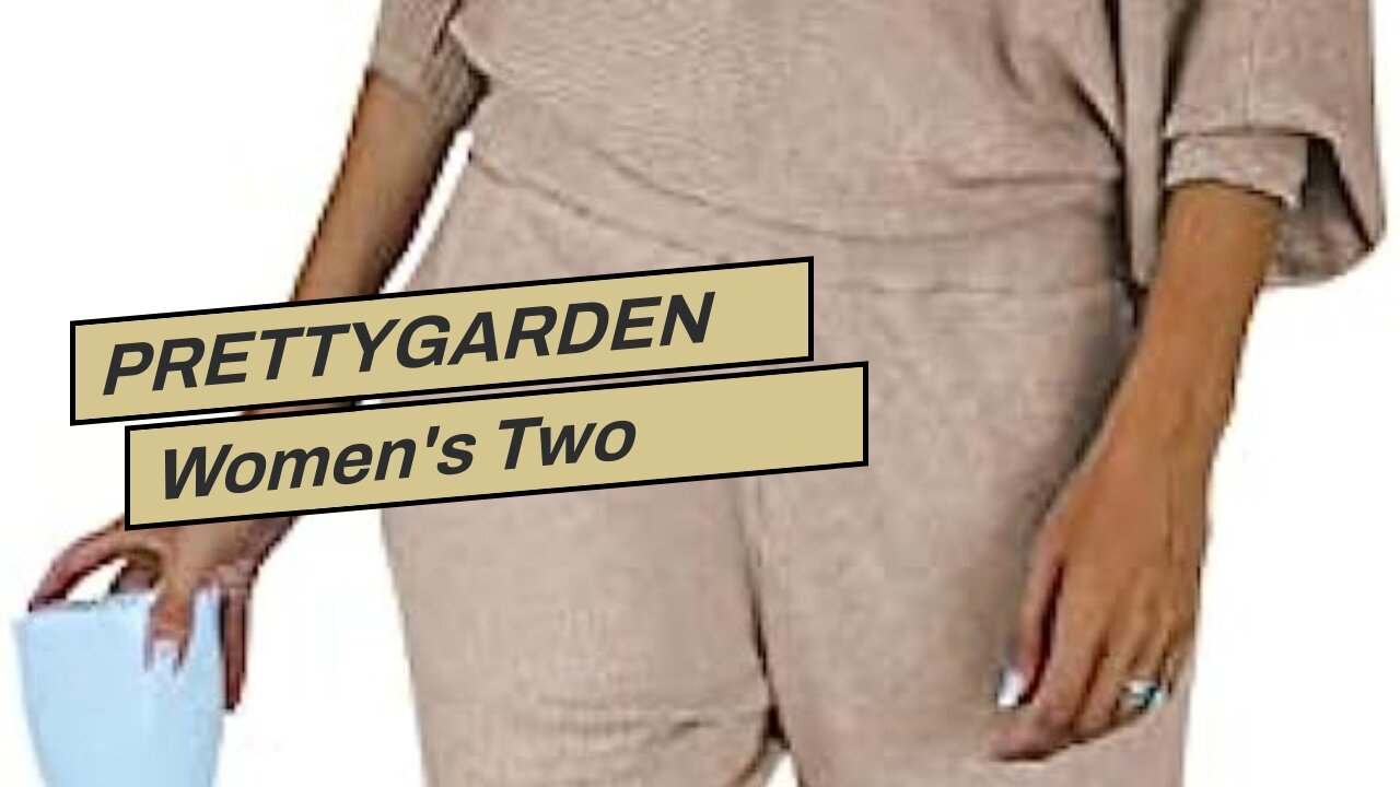 PRETTYGARDEN Womens Two Piece Outfit Long Sleeve Crewneck Pullover Tops And Long Pants Tracksu...