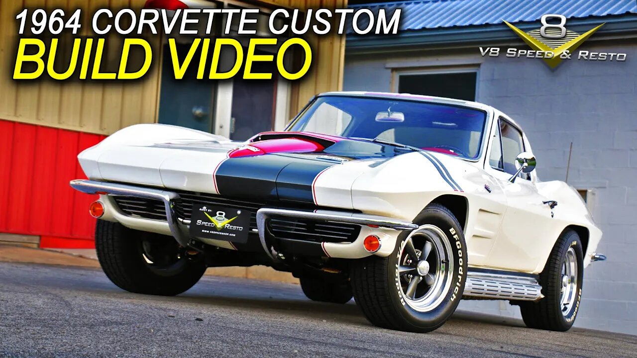 Hot Wheels: Chevy Corvette Restomod Build: Custom 64 Corvette C2 At The V8 Speed and Resto Shop