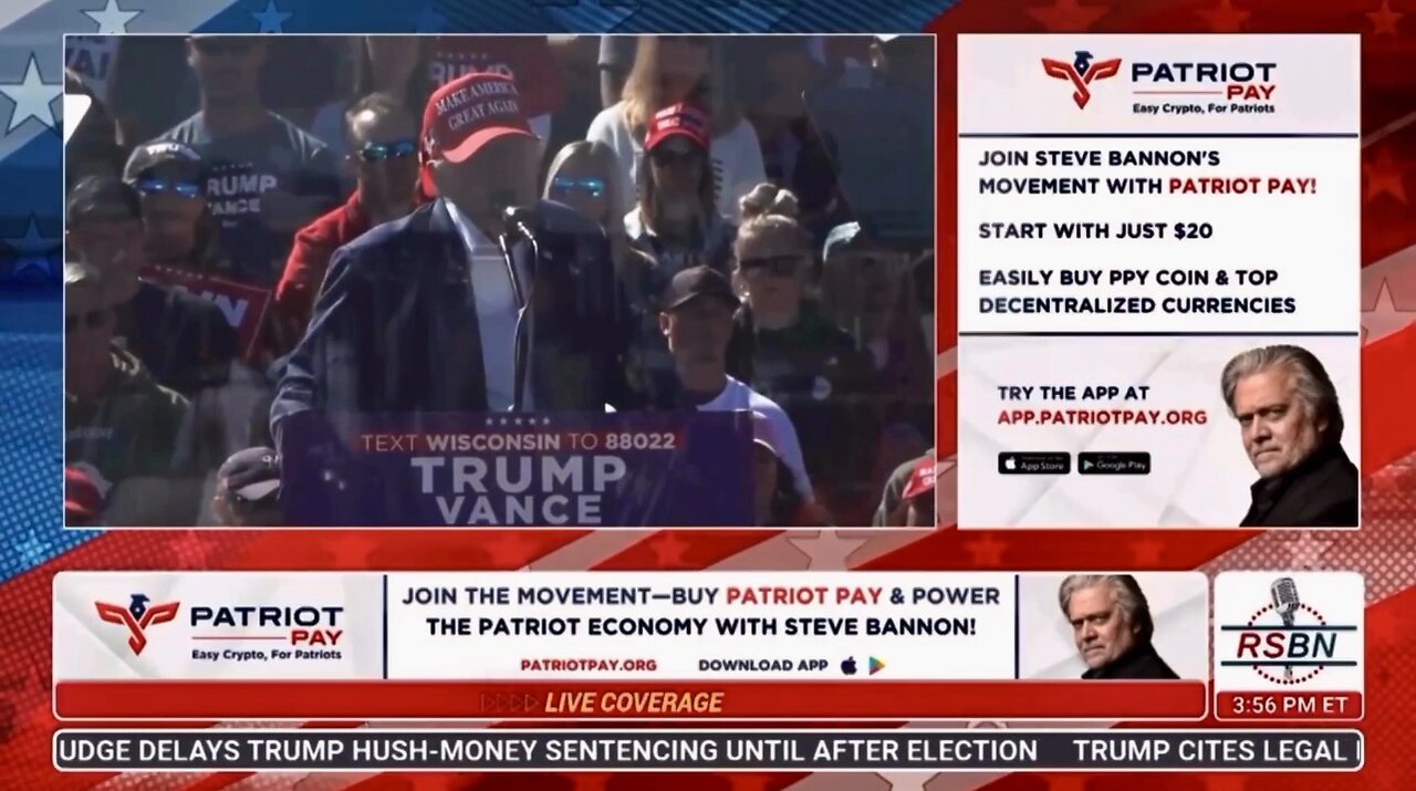 PRESIDENT TRUMP & STEVE BANNON! BOTH HAVE A MESSAGE FOR YOU ๐ฆ