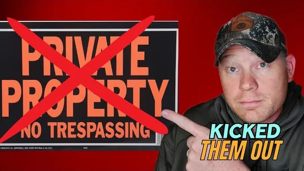 I Caught Tresspassers!!!
