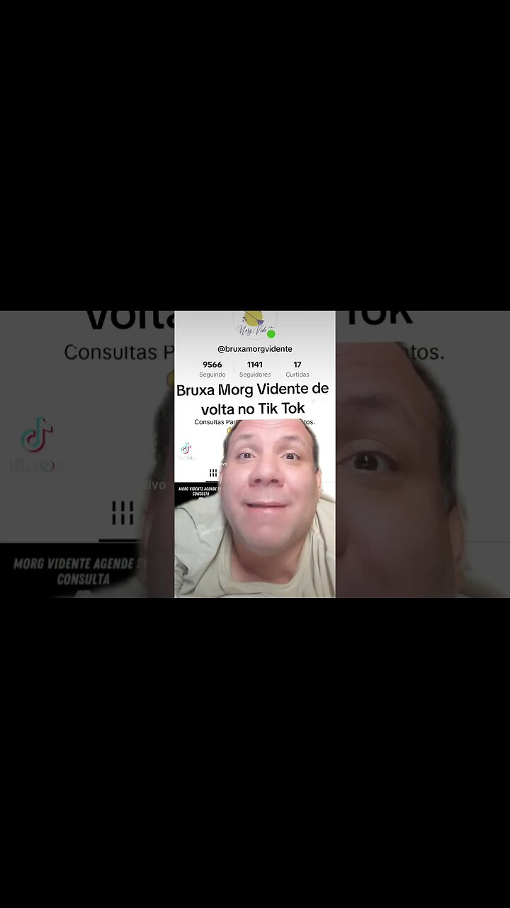 @bruxamorgvidente nova conta no tik Tok da bruxa mais famosa do Brasil