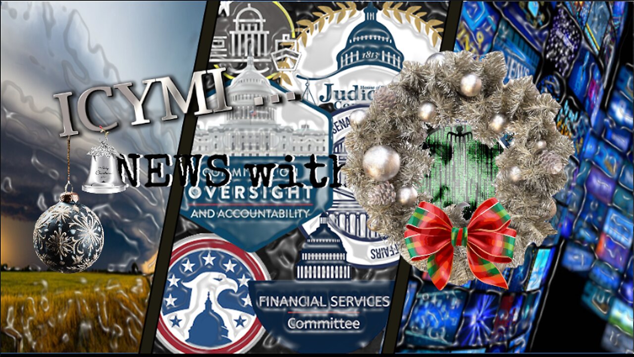 ICYMI News [UPLOADED] & Joint Economic Cmte: Trade Wars, Higher Costs: Trumps Tariffs - 18-Dec-2024