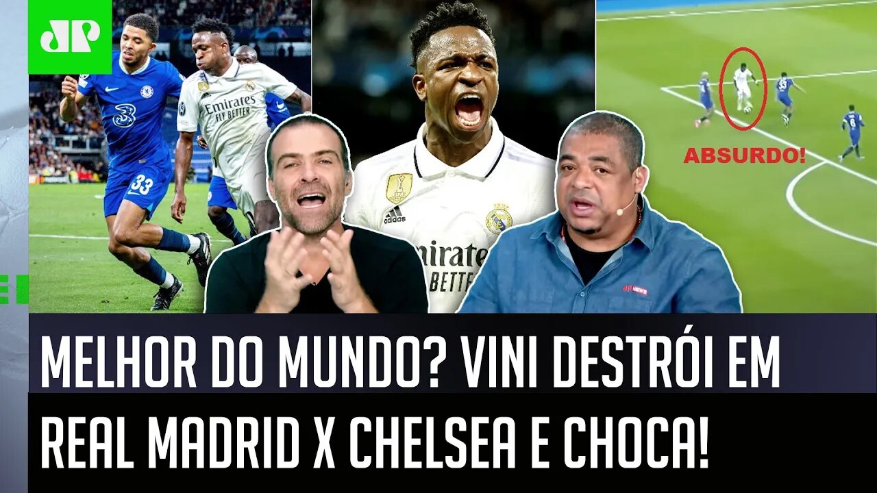 O Vinicius Júnior tá IMPRESSIONANDO! Eu posso estar EXAGERANDO, mas ele pra mim... Vini CHOCA!