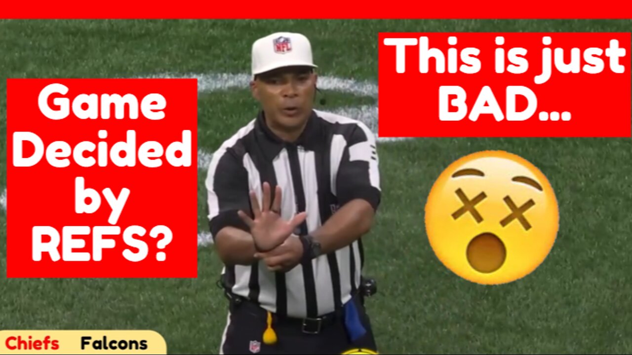 Chiefs vs Falcons RIGGED? or were the REFS just TERRIBLE?! See EVERY missed/bad call! #nflreaction