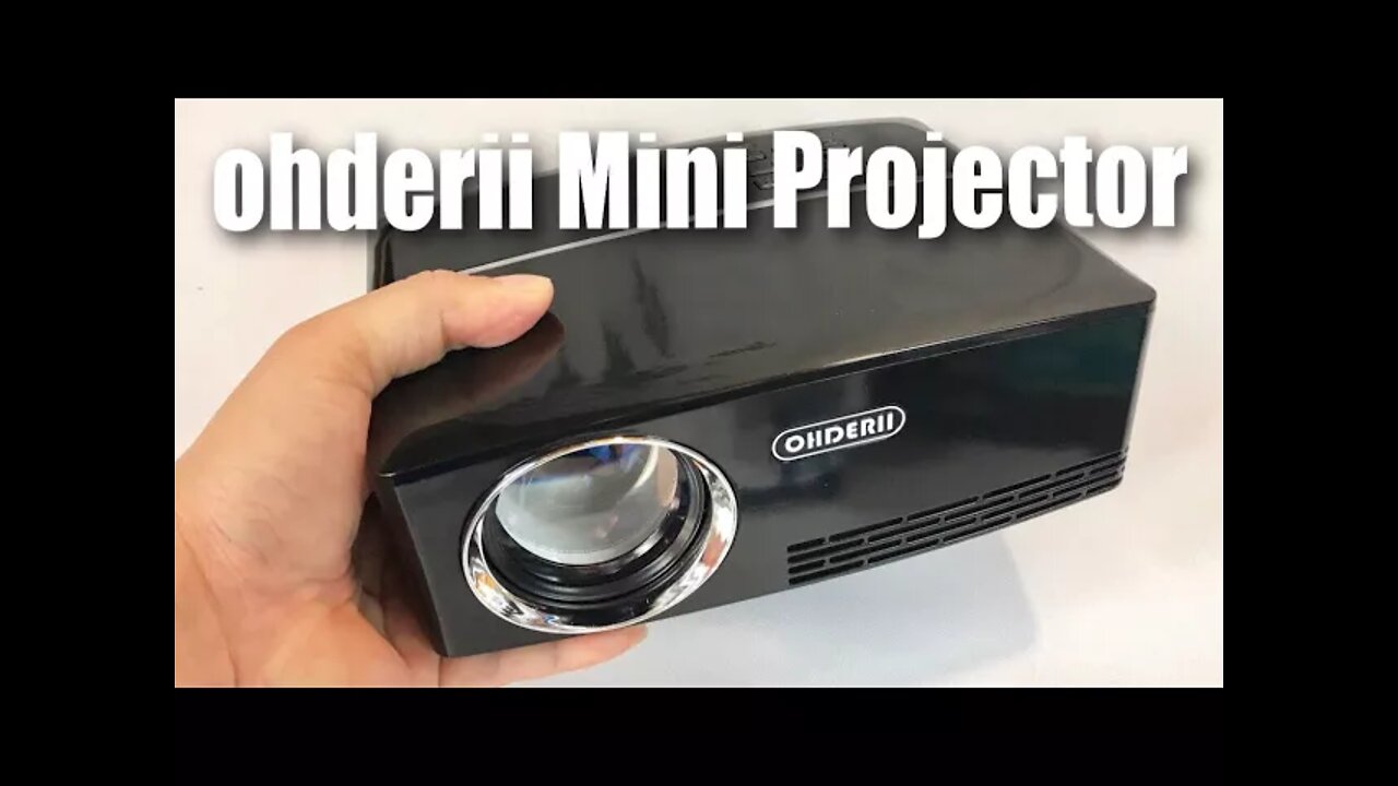 1800 Lumens 180 Portable Mini Home LED Projector Review