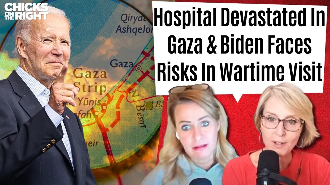 Gaza Hospital Attacked, Biden Touches Down In Israel, & Trudeaus Opponent OWNS An Interview