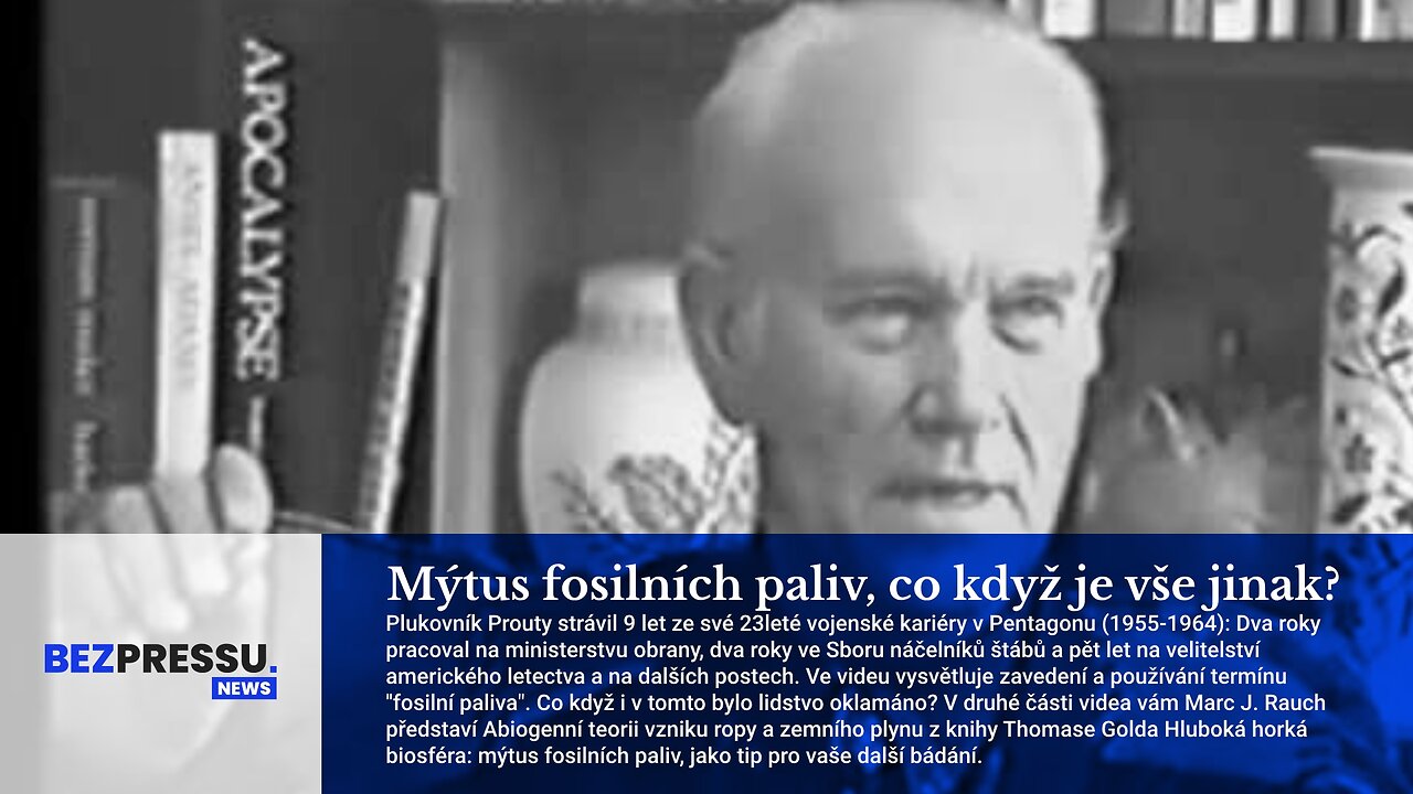 Mýtus fosilních paliv, co když je vše jinak?