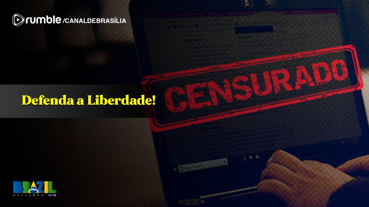 DEFENDA A LIBERDADE! - PL 2630, Não!