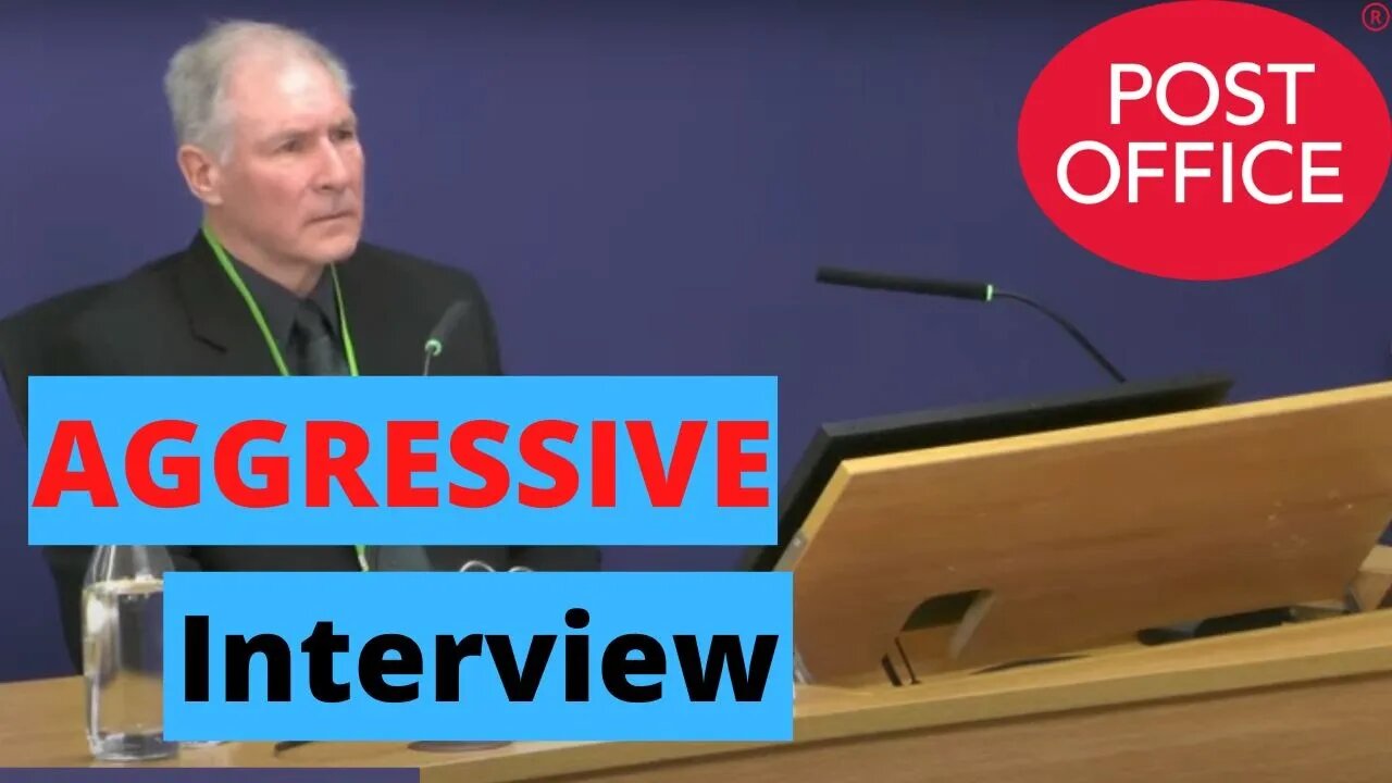 Post Office Investigators AGGRESSIVE Interview Style