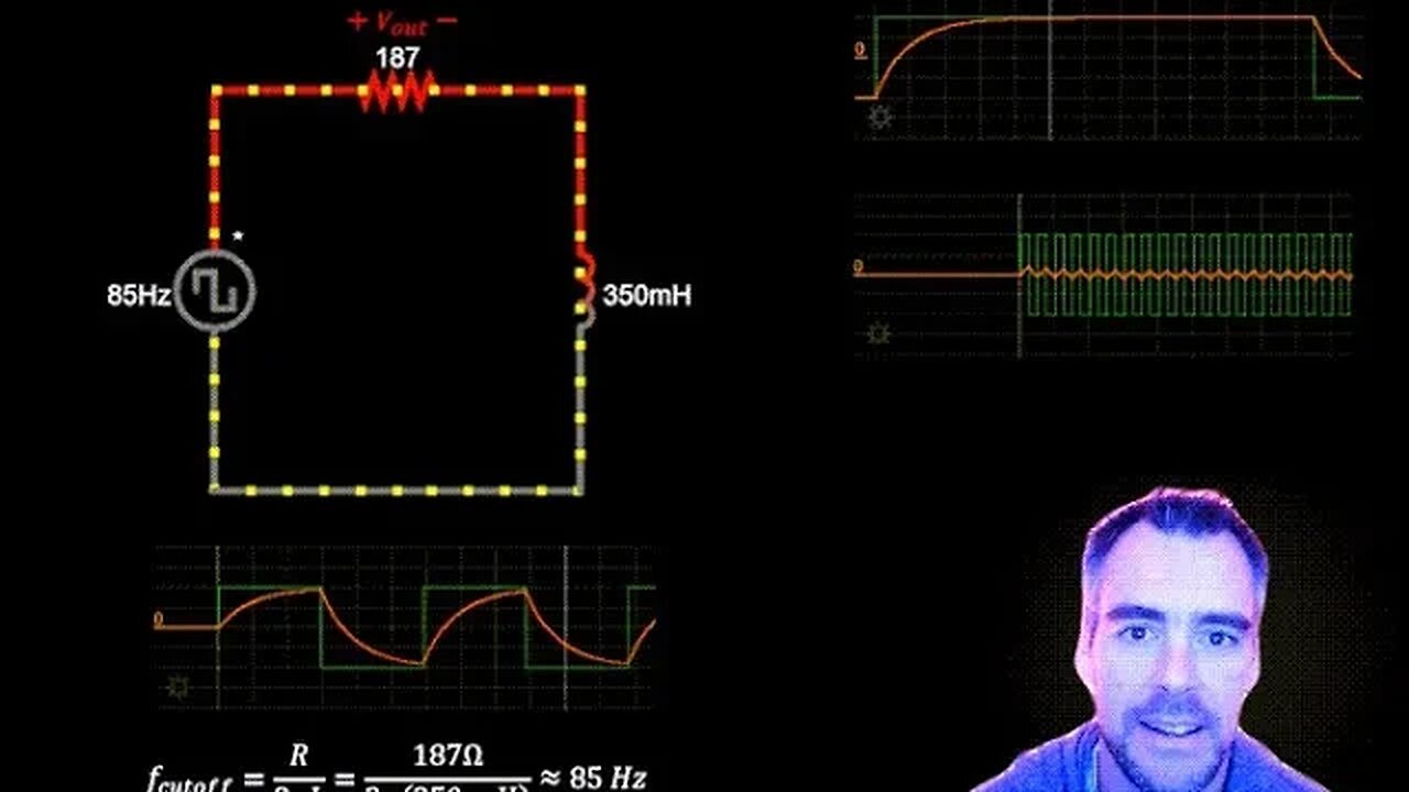 How Low Pass Filters Work using a Resistor and Inductor (RL)