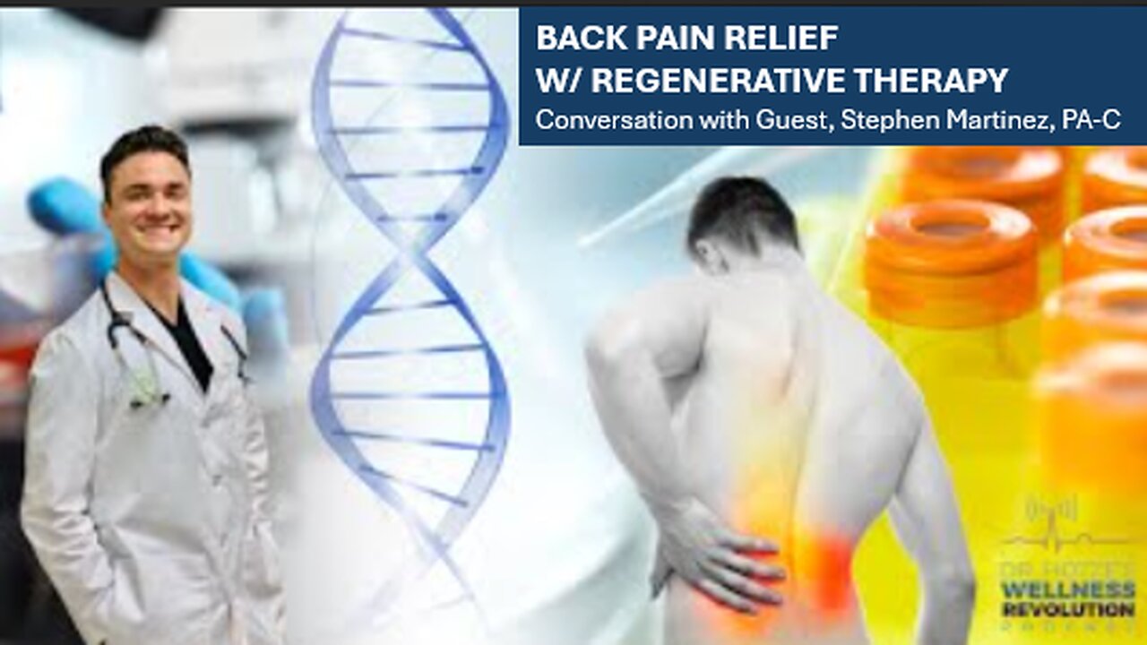 Back Pain Relief with REGENERATIVE THERAPY