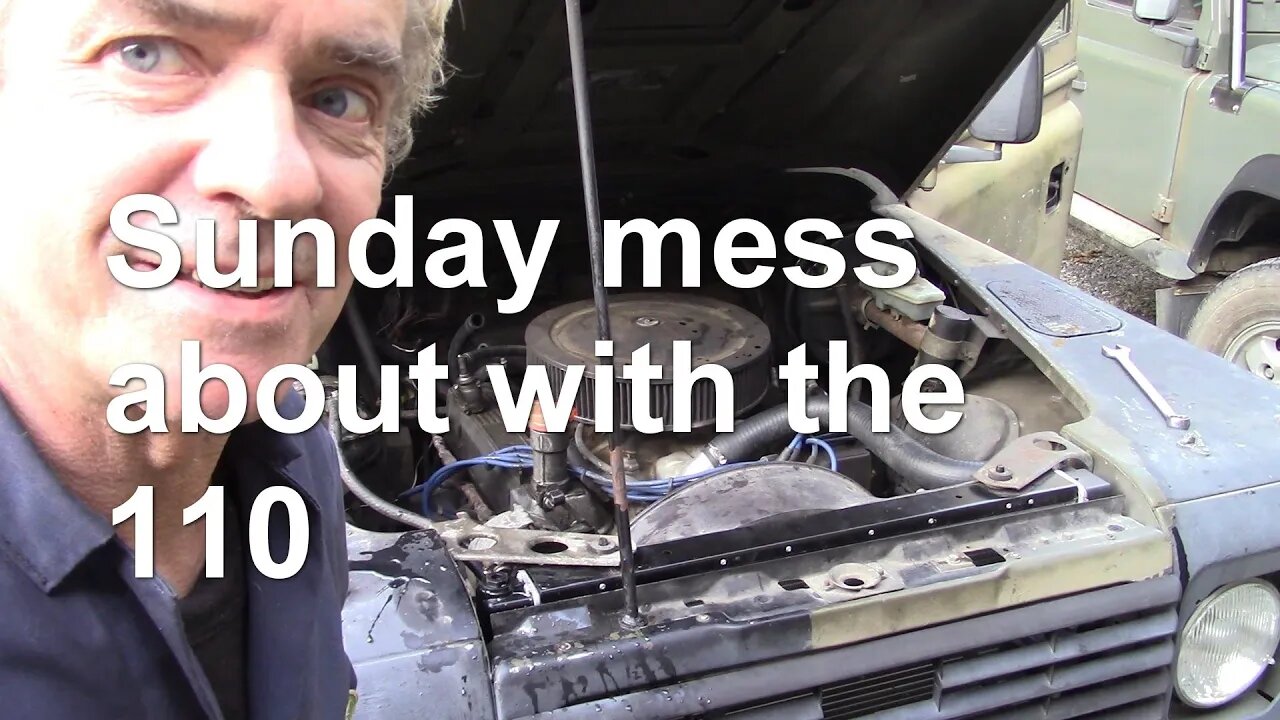 Sunday mess about with the 110 V8