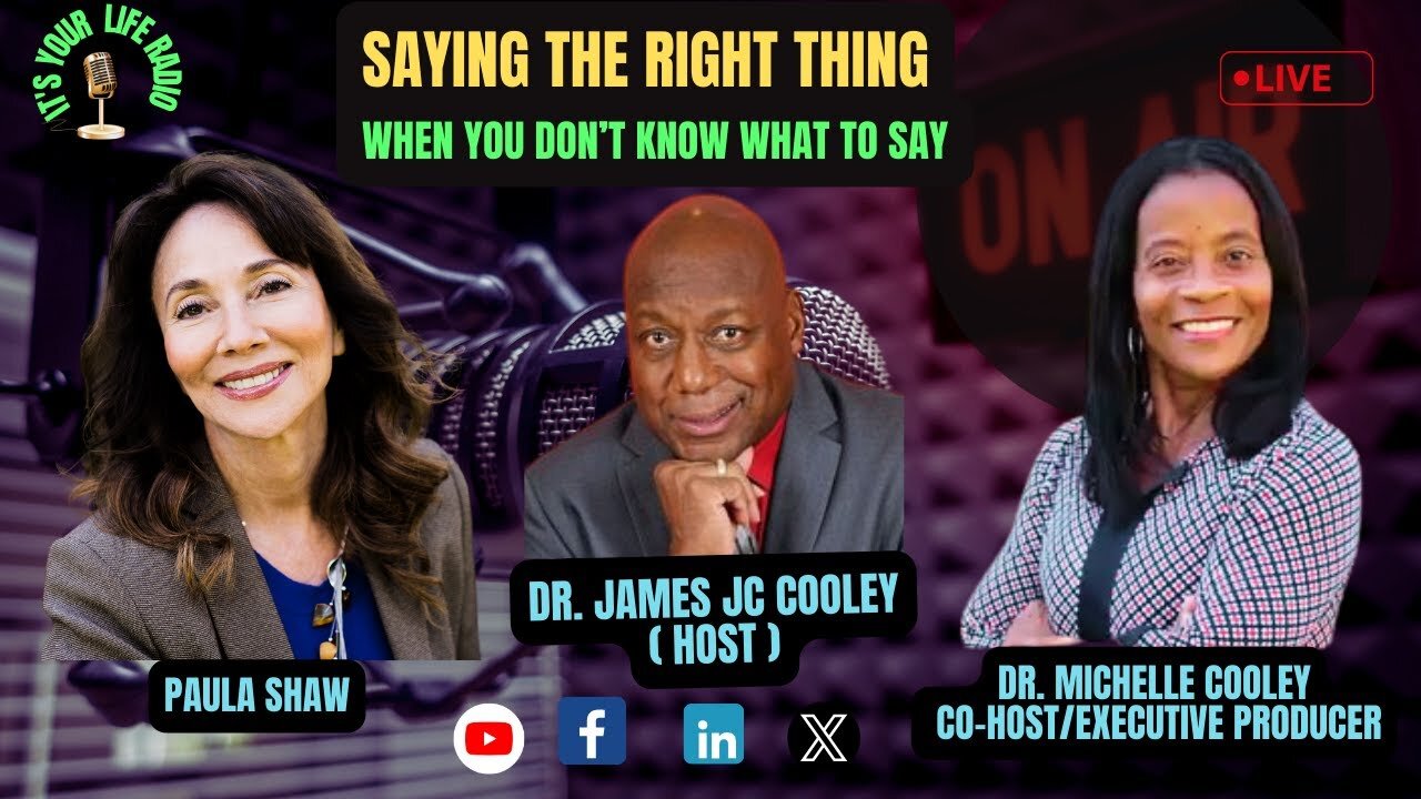 469 - Saying The Right Thing When You Dont Know What To Say. Special Guest: Paula Shaw