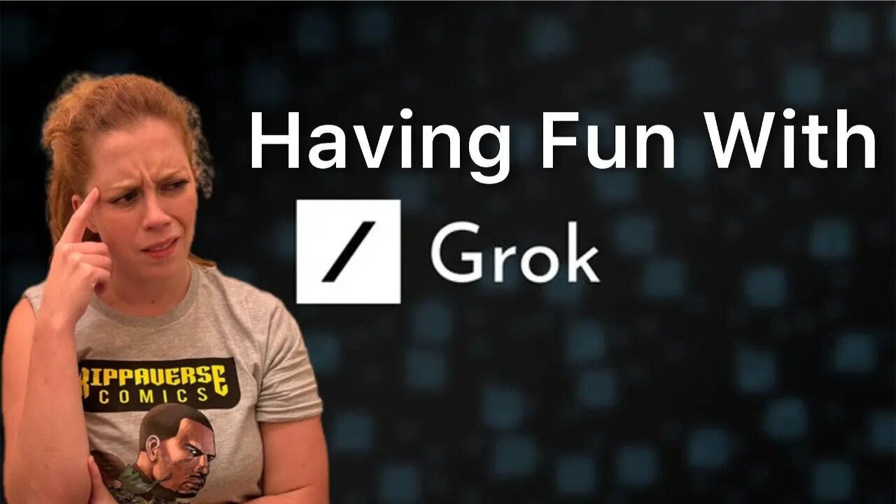Chrissie Mayr Messing Around with Elon Musk & Twitters Grok AI System! Send in your Questions