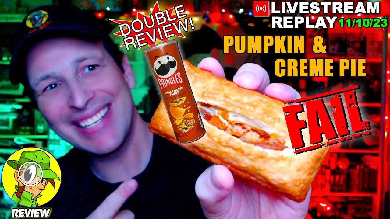 McDonalds® PUMPKIN & CREME PIE Review FAIL 🍔🎃🥧🤦🏻 Livestream Replay 11.10.22 ⎮ Peep THIS Out! 🕵️‍♂️
