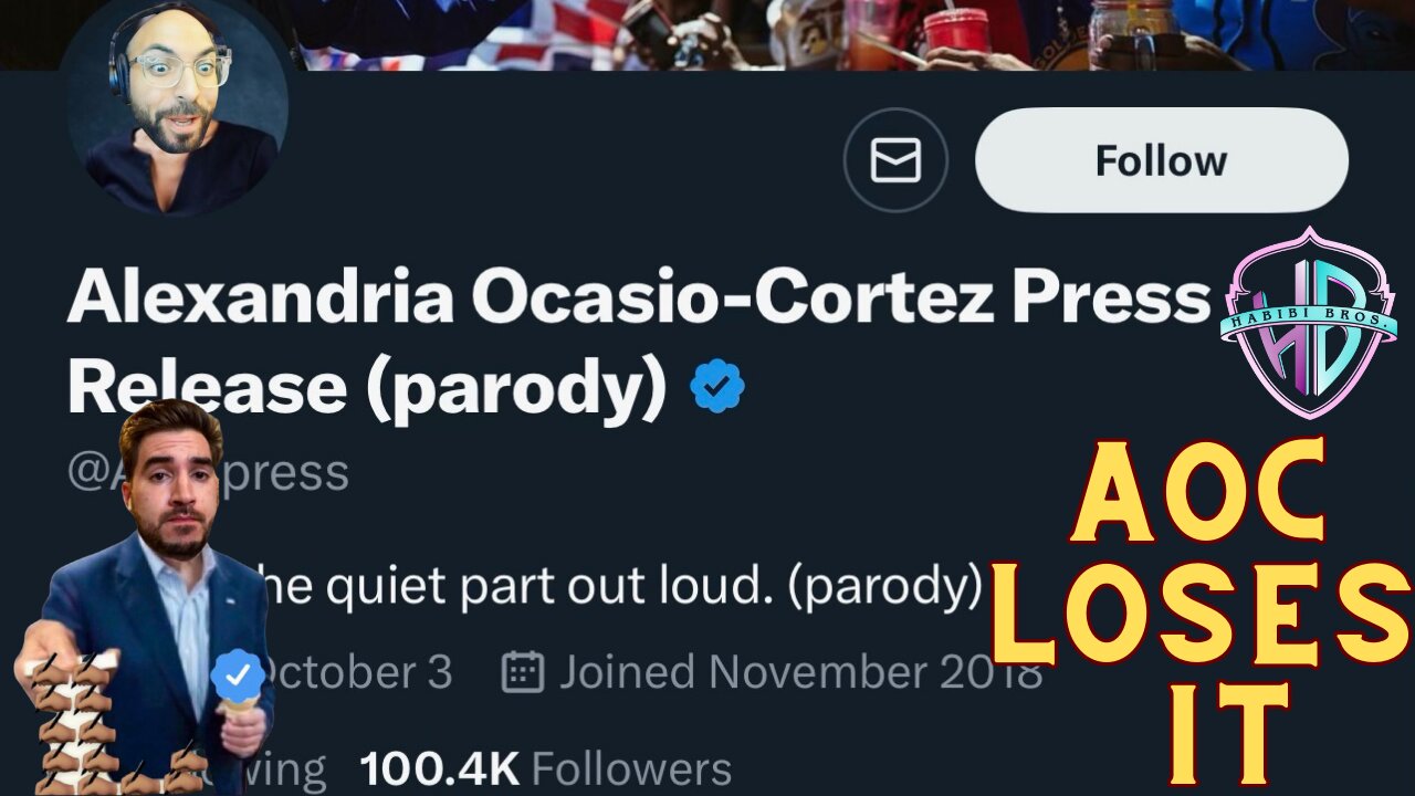 Laughing at AOCs MELTDOWN Over A Parody Account | The List Highlights