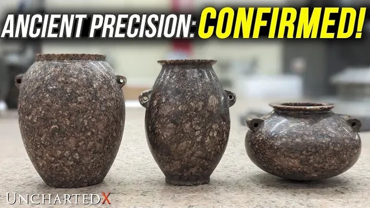 Astonishing Results! More Ancient Egyptian Granite Vases Analyzed! More STLs available.